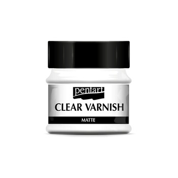 Lac mat incolor pe baza de solvent Pentart, 50 ml